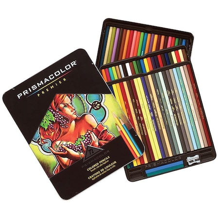 Prismacolor Color Pencils, Woodcase, Prisma, 72/ST, Assorted PK SAN3599TN
